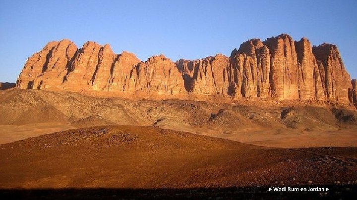 Le Wadi Rum en Jordanie 