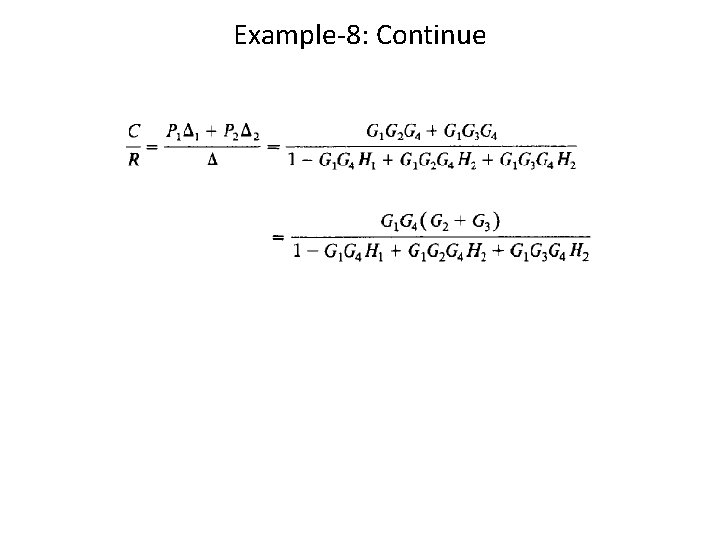 Example-8: Continue Example-8: Continue