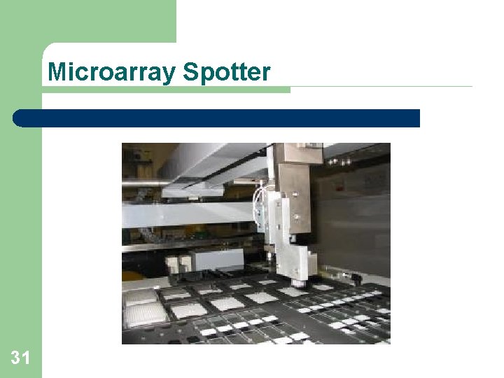 Microarray Spotter 31 