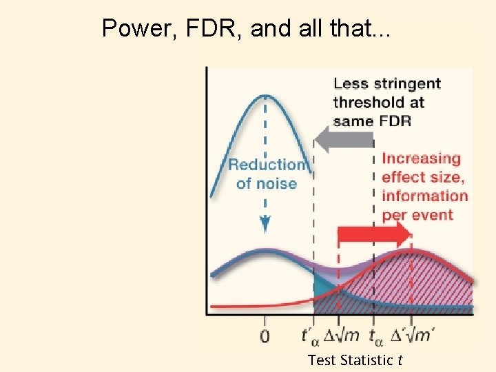 Power, FDR, and all that. . . Test Statistic t 