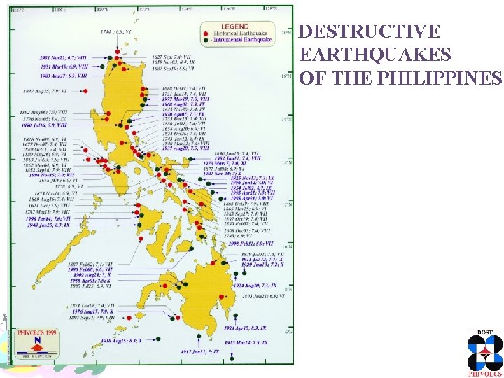 DESTRUCTIVE EARTHQUAKES OF THE PHILIPPINES 