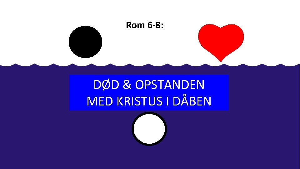 Rom 6 -8: DØD & OPSTANDEN MED KRISTUS I DÅBEN 