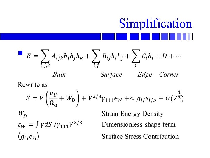 Simplification n 