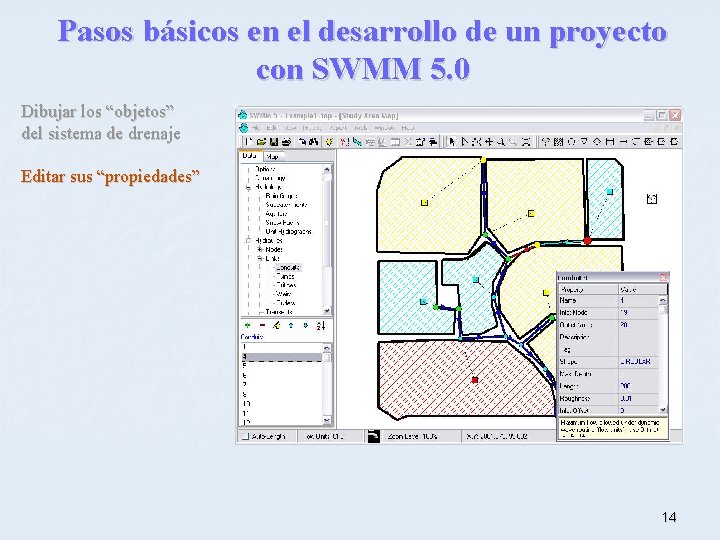 Pasos básicos en el desarrollo de un proyecto con SWMM 5. 0 Dibujar los