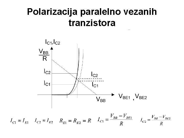 Polarizacija paralelno vezanih tranzistora 