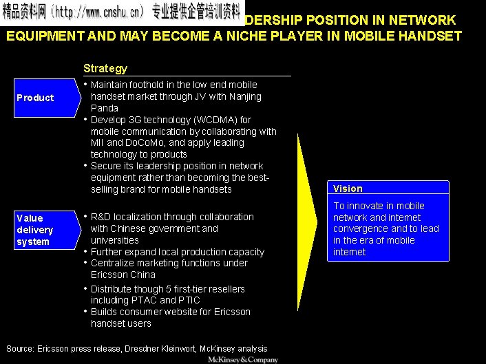 SAMSUNG 010605 BJ-kickoff 2 ERICSSON AIMS TO SECURE ITS LEADERSHIP POSITION IN NETWORK EQUIPMENT