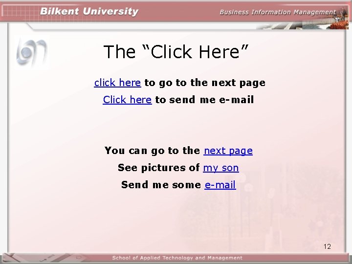 The “Click Here” click here to go to the next page Click here to The “Click Here” click here to go to the next page Click here to