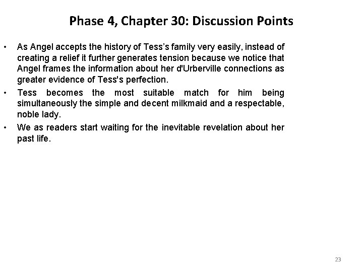 Phase 4, Chapter 30: Discussion Points • • • As Angel accepts the history Phase 4, Chapter 30: Discussion Points • • • As Angel accepts the history