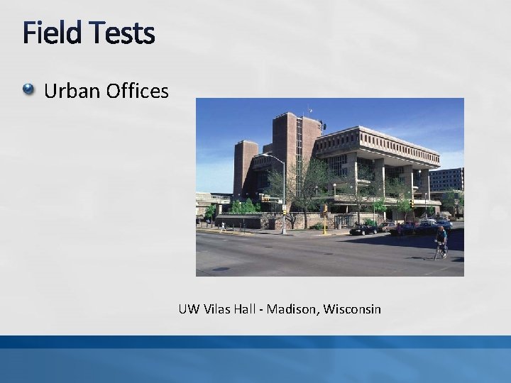 Urban Offices UW Vilas Hall - Madison, Wisconsin 