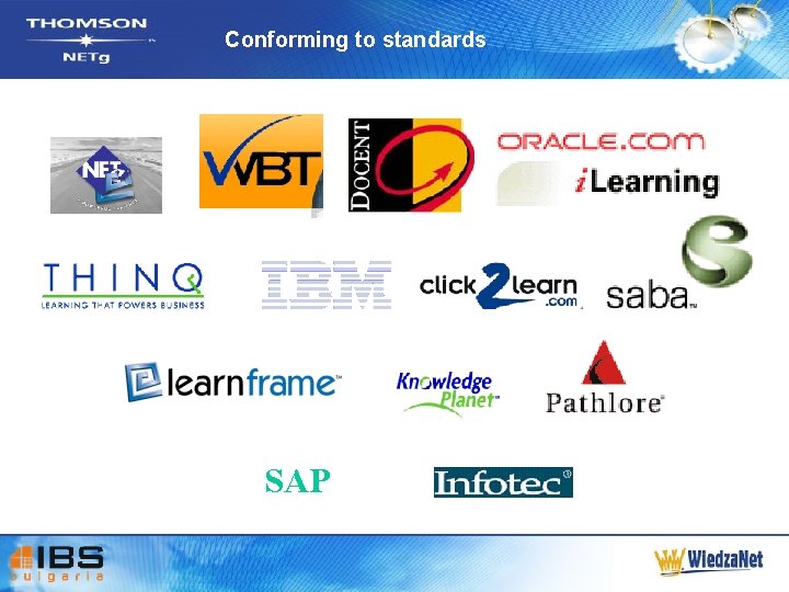 Conforming to standards SAP 
