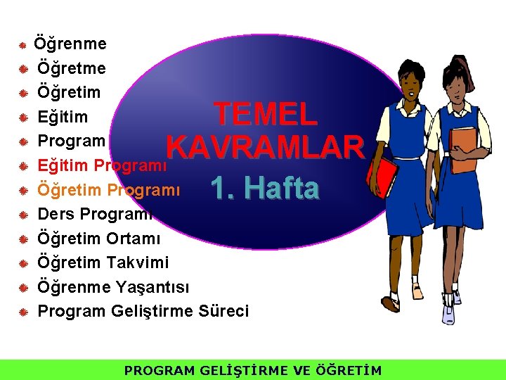 Öğrenme Öğretim Eğitim Program Eğitim Programı Öğretim Programı Ders Programı Öğretim Ortamı Öğretim Takvimi