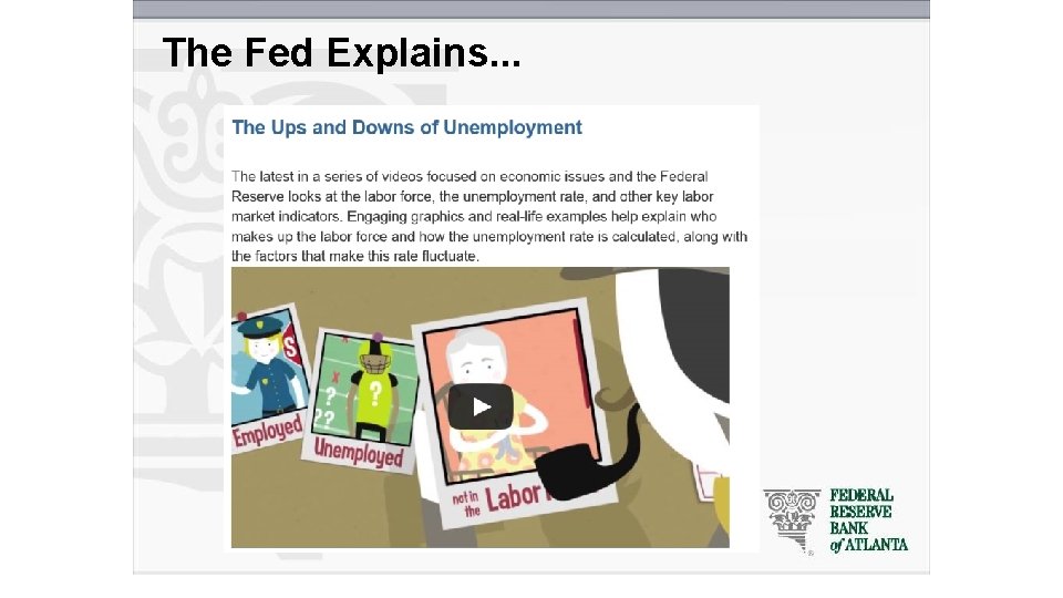 The Fed Explains. . . 