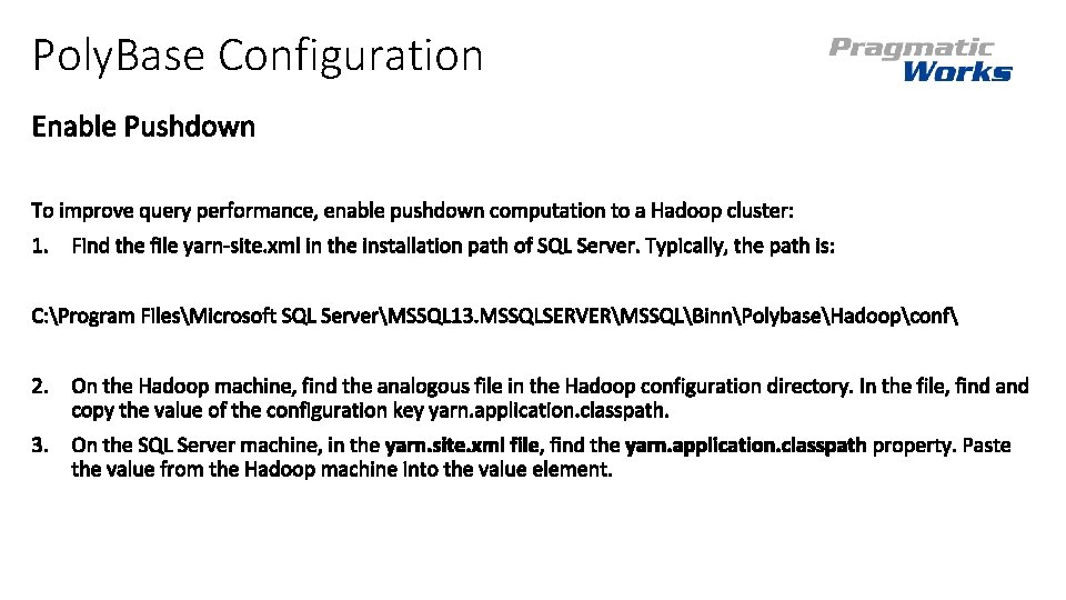 Poly. Base Configuration 