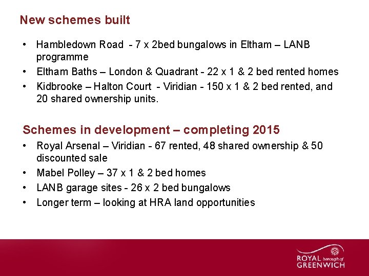 New schemes built • Hambledown Road - 7 x 2 bed bungalows in Eltham