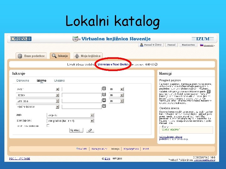 Lokalni katalog 