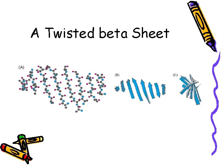 A Twisted beta Sheet 