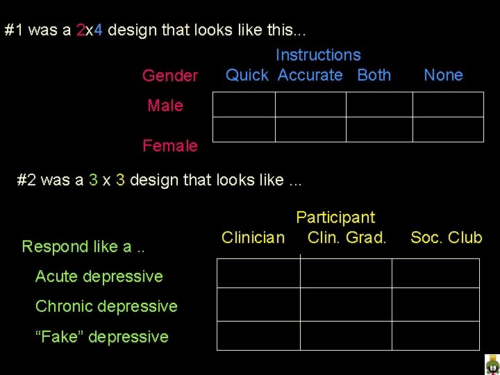 #1 was a 2 x 4 design that looks like this. . . Instructions