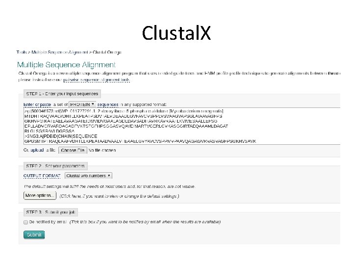 Clustal. X 