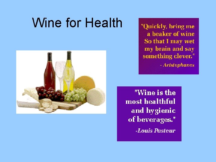 Wine for Health 