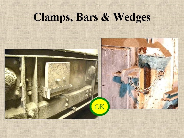 Clamps, Bars & Wedges OK 