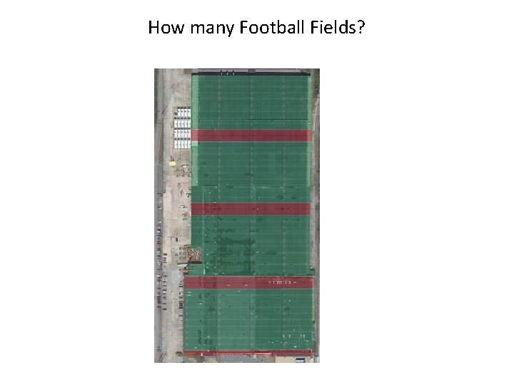 How many Football Fields? 