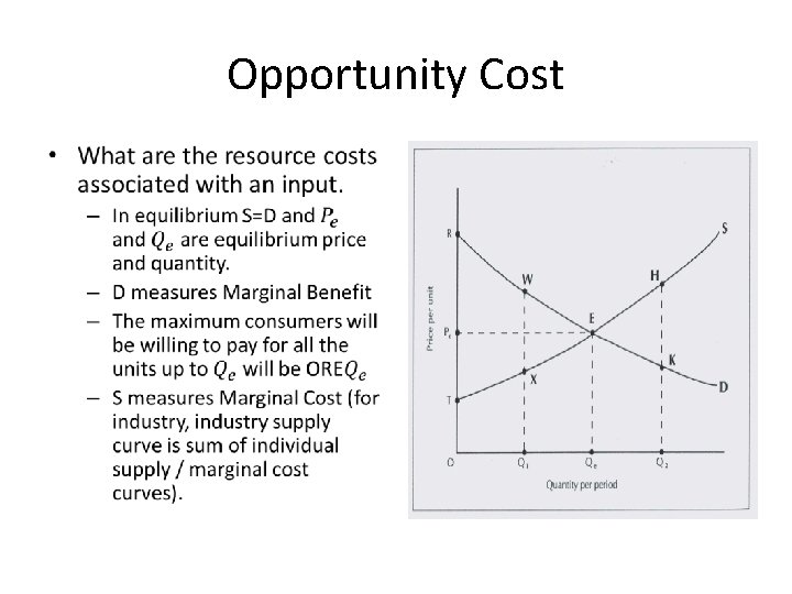 Opportunity Cost • 