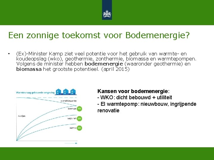 Een zonnige toekomst voor Bodemenergie? • (Ex)-Minister Kamp ziet veel potentie voor het gebruik