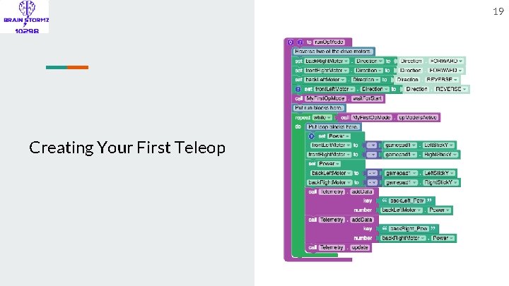 19 Creating Your First Teleop 