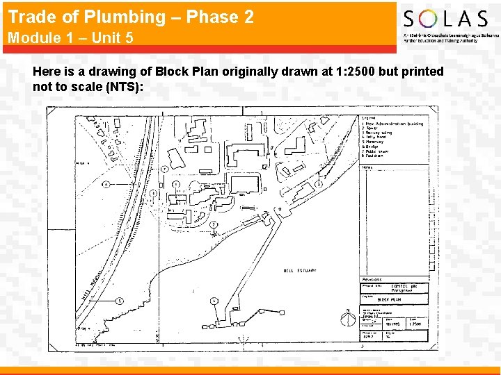 Trade of Plumbing – Phase 2 Module 1 – Unit 5 Here is a