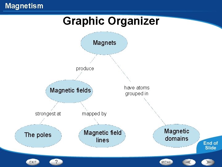 Magnetism Graphic Organizer Magnets produce Magnetic fields strongest at The poles have atoms grouped