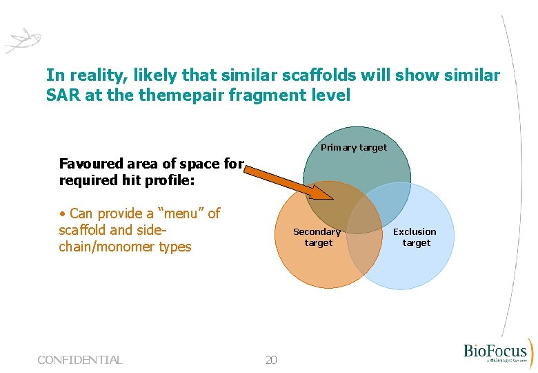 In reality, likely that similar scaffolds will show similar SAR at themepair fragment level