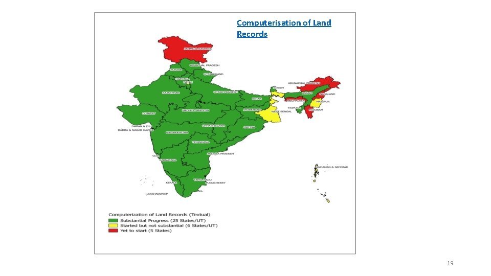 Computerisation of Land Records 19 