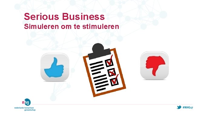 Serious Business Simuleren om te stimuleren 