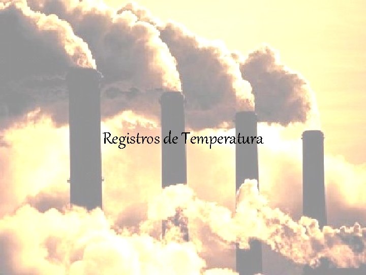 Registros de Temperatura 