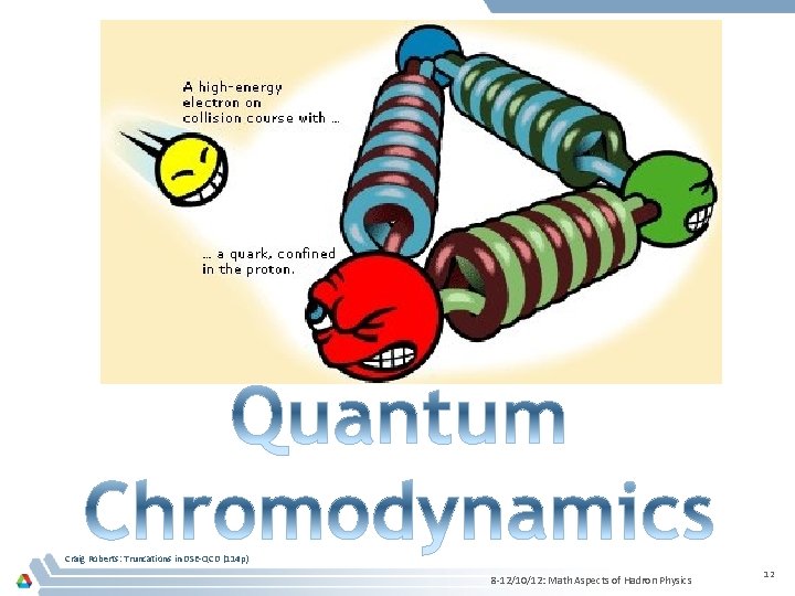 Craig Roberts: Truncations in DSE-QCD (114 p) 8 -12/10/12: Math Aspects of Hadron Physics