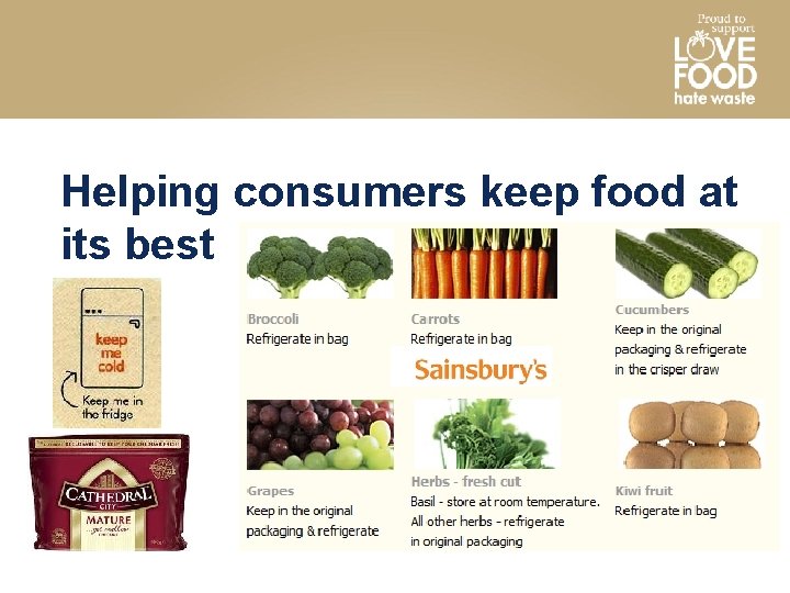 Helping consumers keep food at its best 
