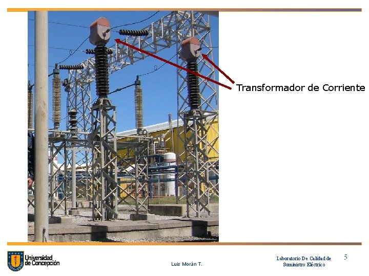 Transformador de Corriente Luis Morán T. Laboratorio De Calidad de Suministro Eléctrico 55 