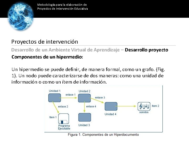 Metodología para la elaboración de Proyectos de Intervención Educativa Proyectos de intervención Desarrollo de