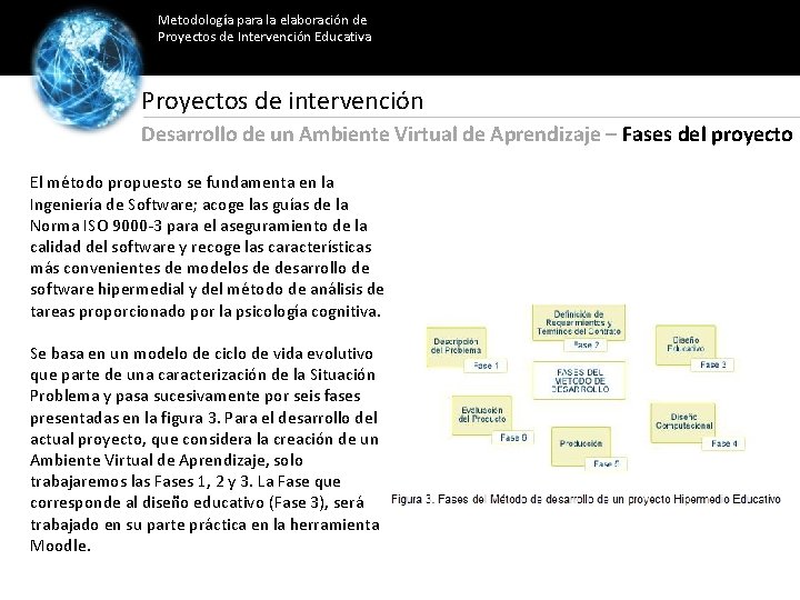 Metodología para la elaboración de Proyectos de Intervención Educativa Proyectos de intervención Desarrollo de