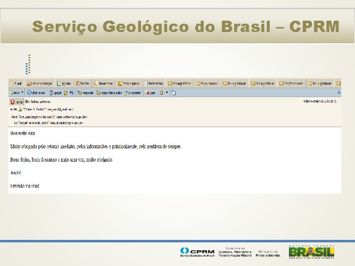 Serviço Geológico do Brasil – CPRM 