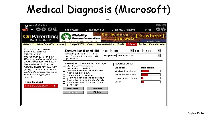 Medical Diagnosis (Microsoft) - Daphne Koller 