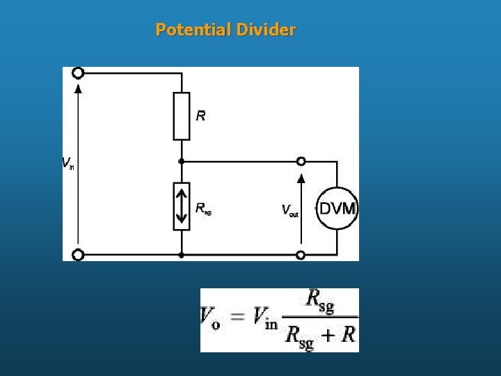 Potential Divider 