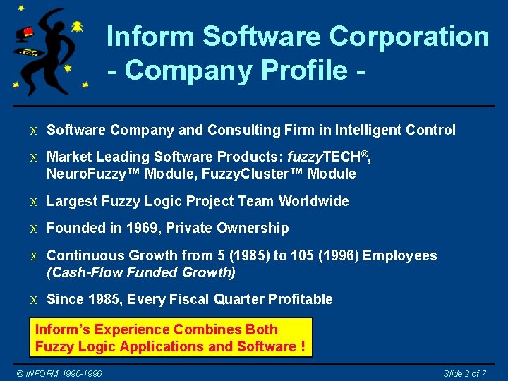 Inform Software Corporation - Company Profile X Software Company and Consulting Firm in Intelligent Inform Software Corporation - Company Profile X Software Company and Consulting Firm in Intelligent