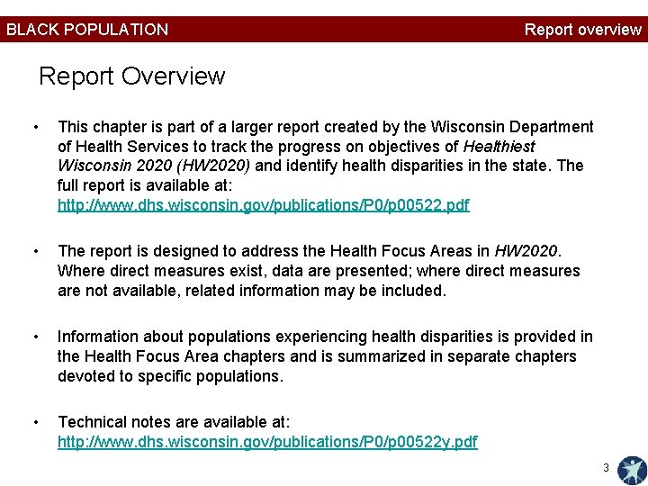 BLACK POPULATION Report overview Report Overview • This chapter is part of a larger