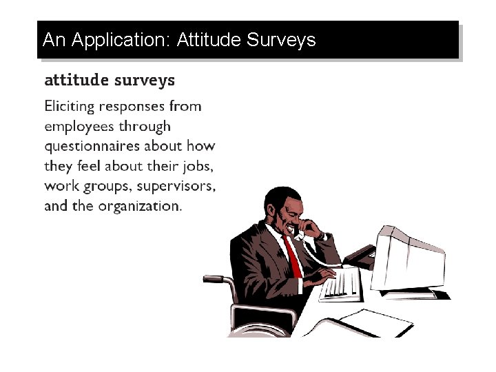 An Application: Attitude Surveys 