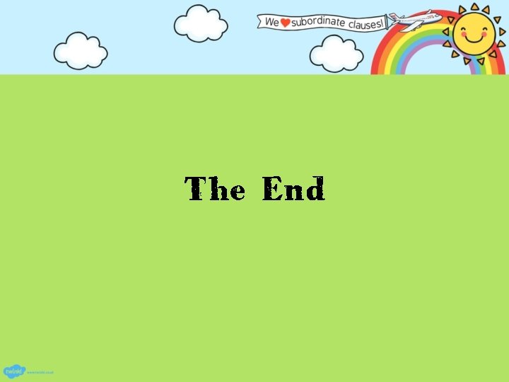 The End 
