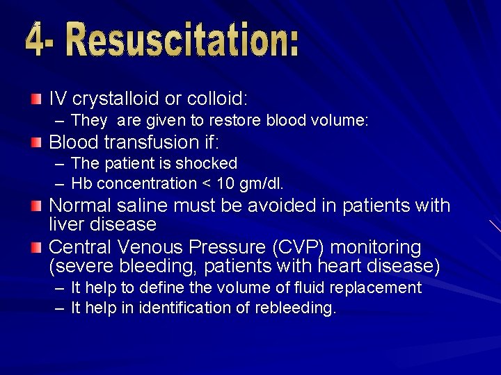 GIT Bleeding Acute Upper GIT Hemorrhage Lower GIT
