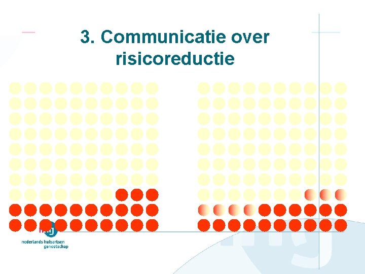 3. Communicatie over risicoreductie 