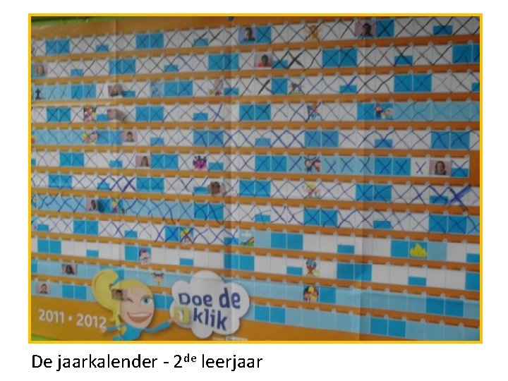 De jaarkalender - 2 de leerjaar 