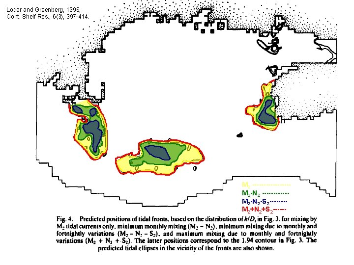 Loder and Greenberg, 1996, Cont. Shelf Res. , 6(3), 397 -414. M 2 --------M